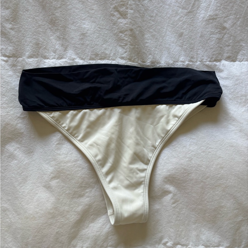 Billabong Black and White Bikini Bottom